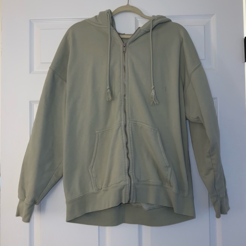 John Galt Green zip up jacket